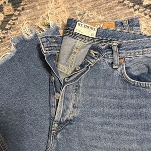 We The Free Classic Blue Button-Fly Jeans